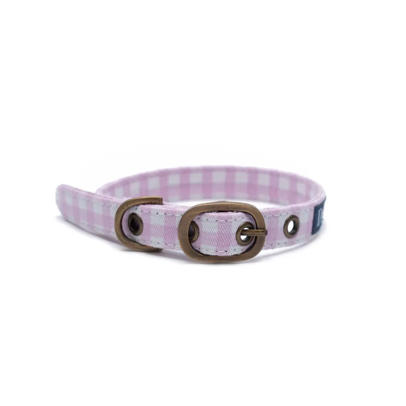 DOGUE Gingham Dog Collar
