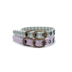 DOGUE Gingham Dog Collar