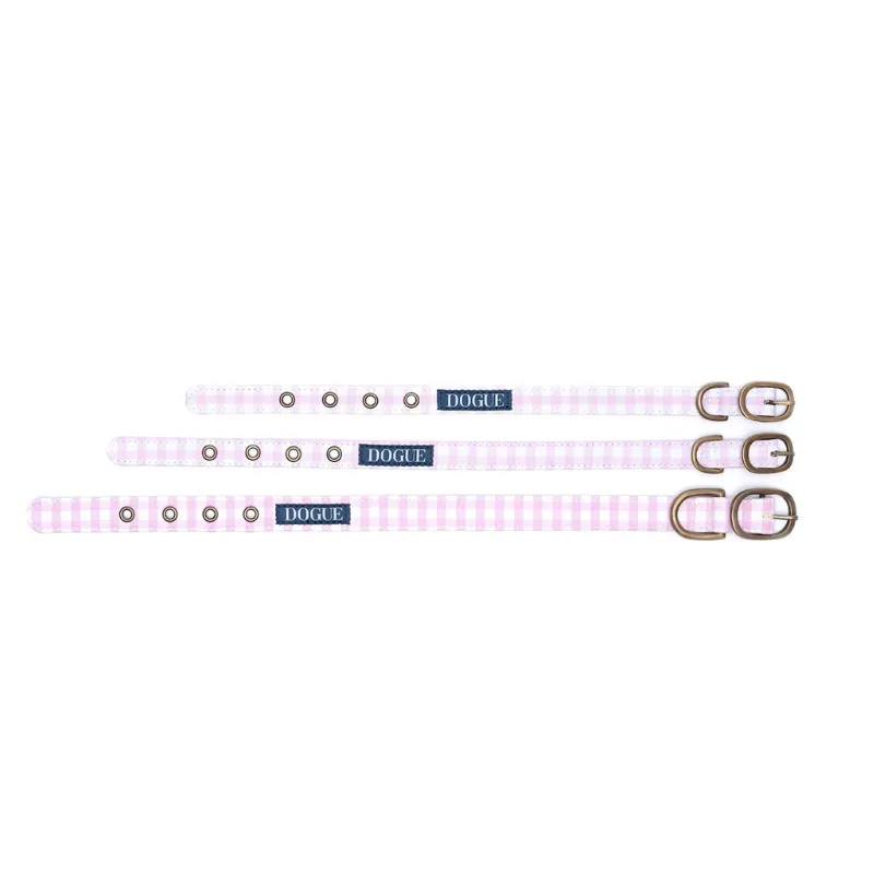 DOGUE Gingham Dog Collar