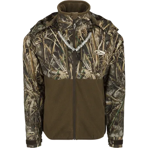 Drake Guardian Flex Fleece Eqwader Hooded Full Zip