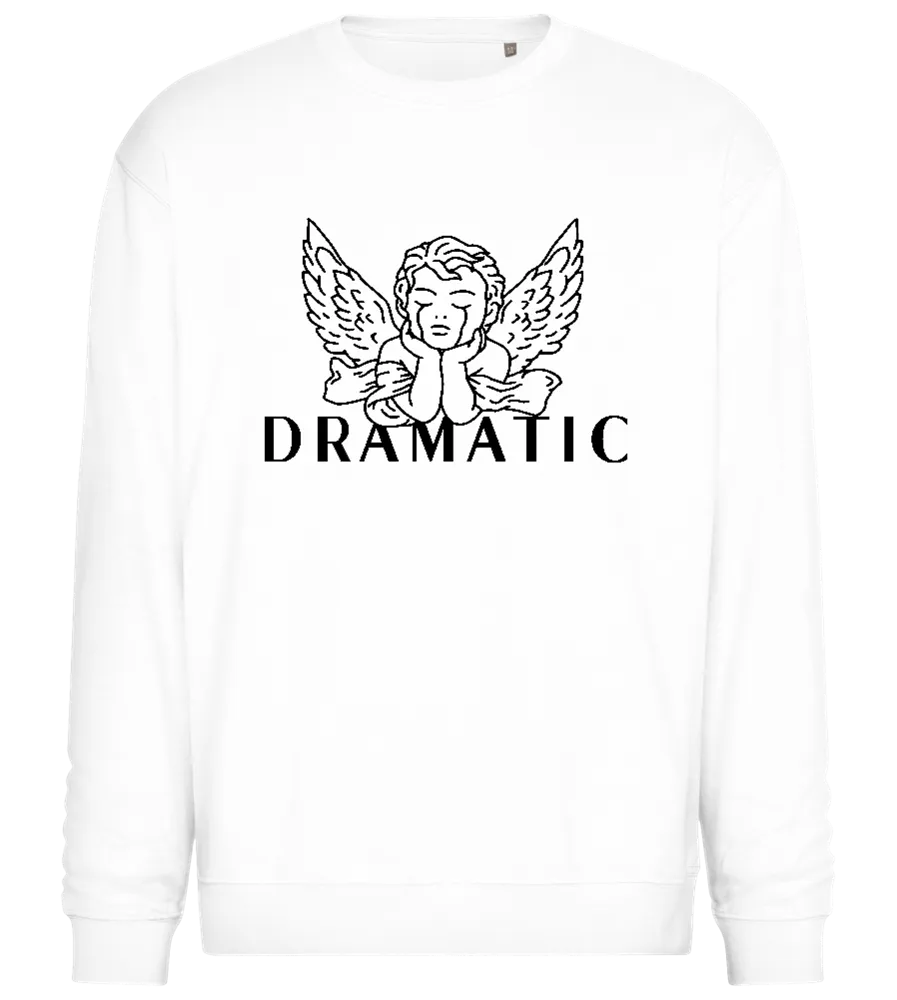 Dramatic Crying Angel Design - Comfort Essential Unisex Sweater