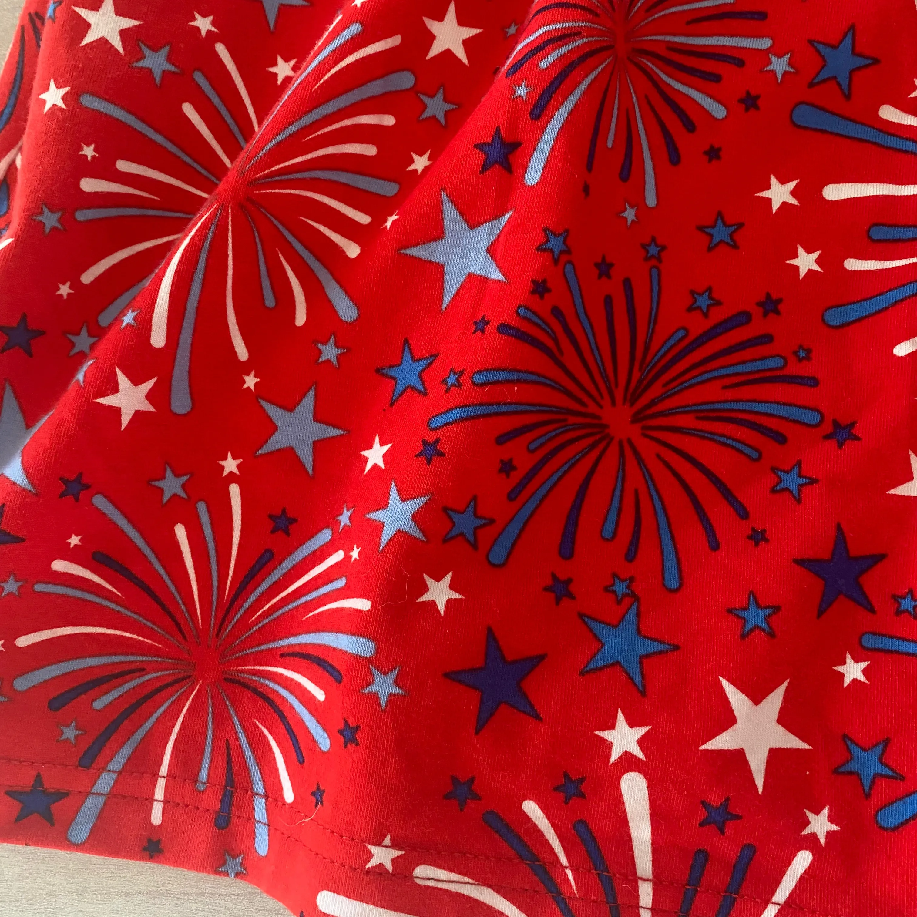 Eleanor Rose Joy Fourth of July Short Romper