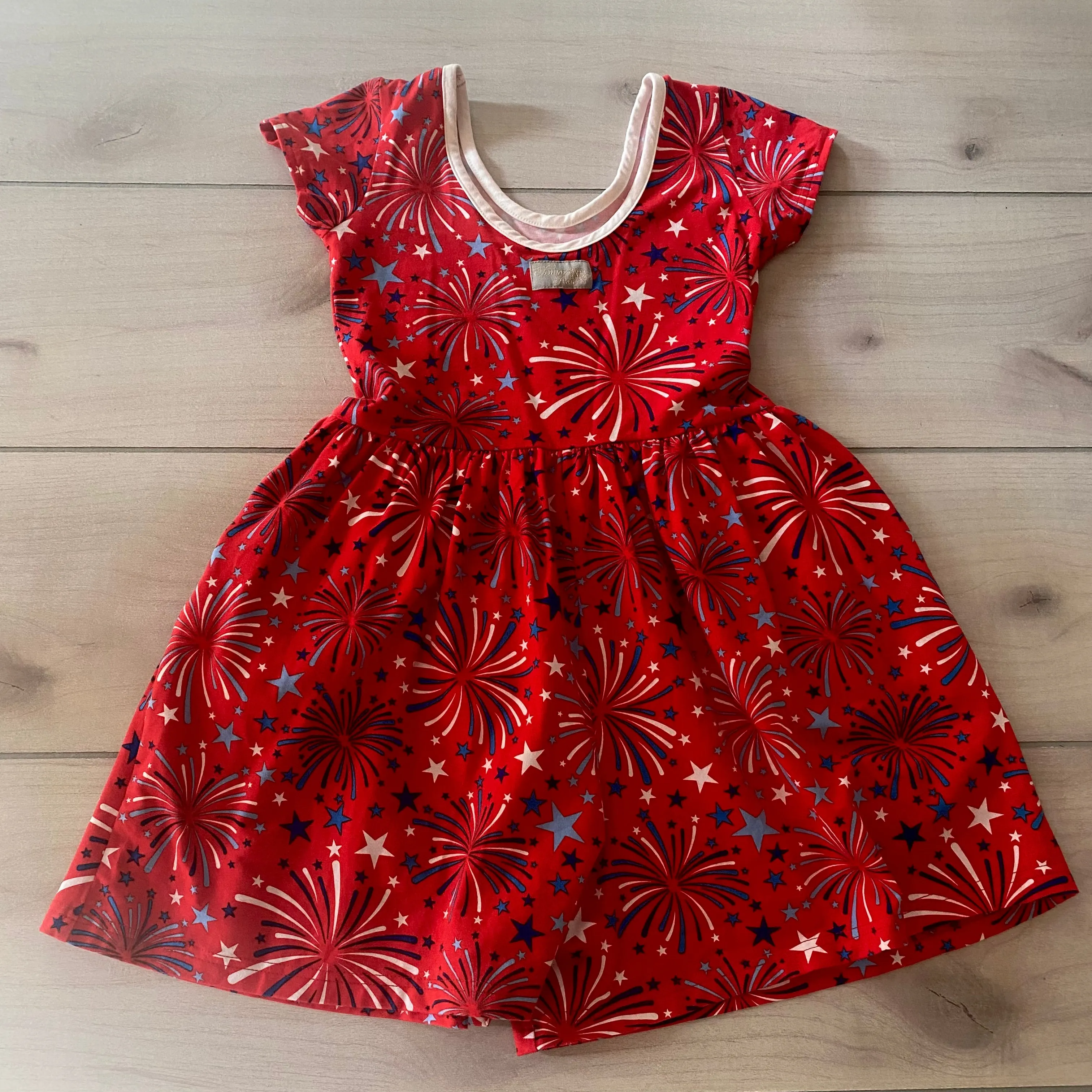 Eleanor Rose Joy Fourth of July Short Romper