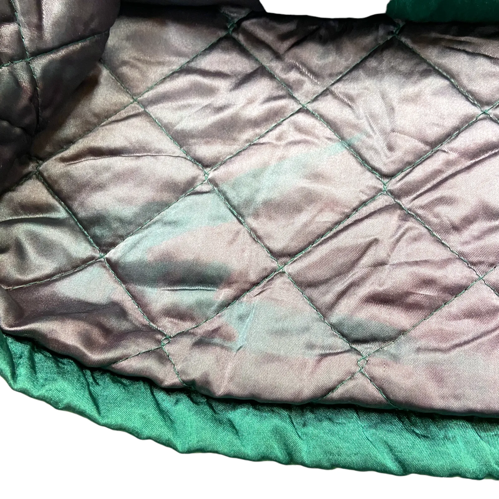 Esprit Long Quilted Coat | Vintage High End Luxury Designer Green VTG