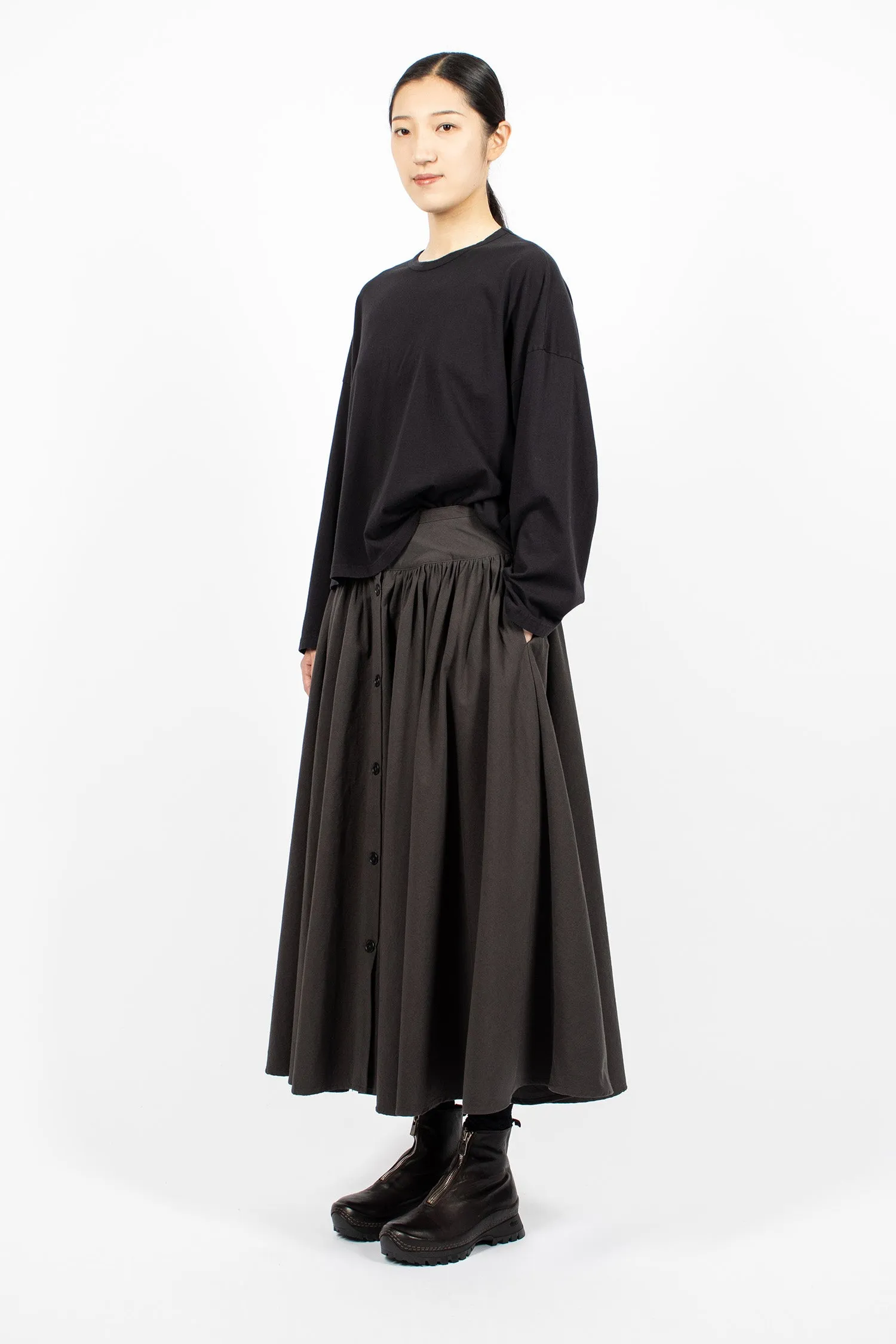 FBK04 Circular Skirt Dark Grey