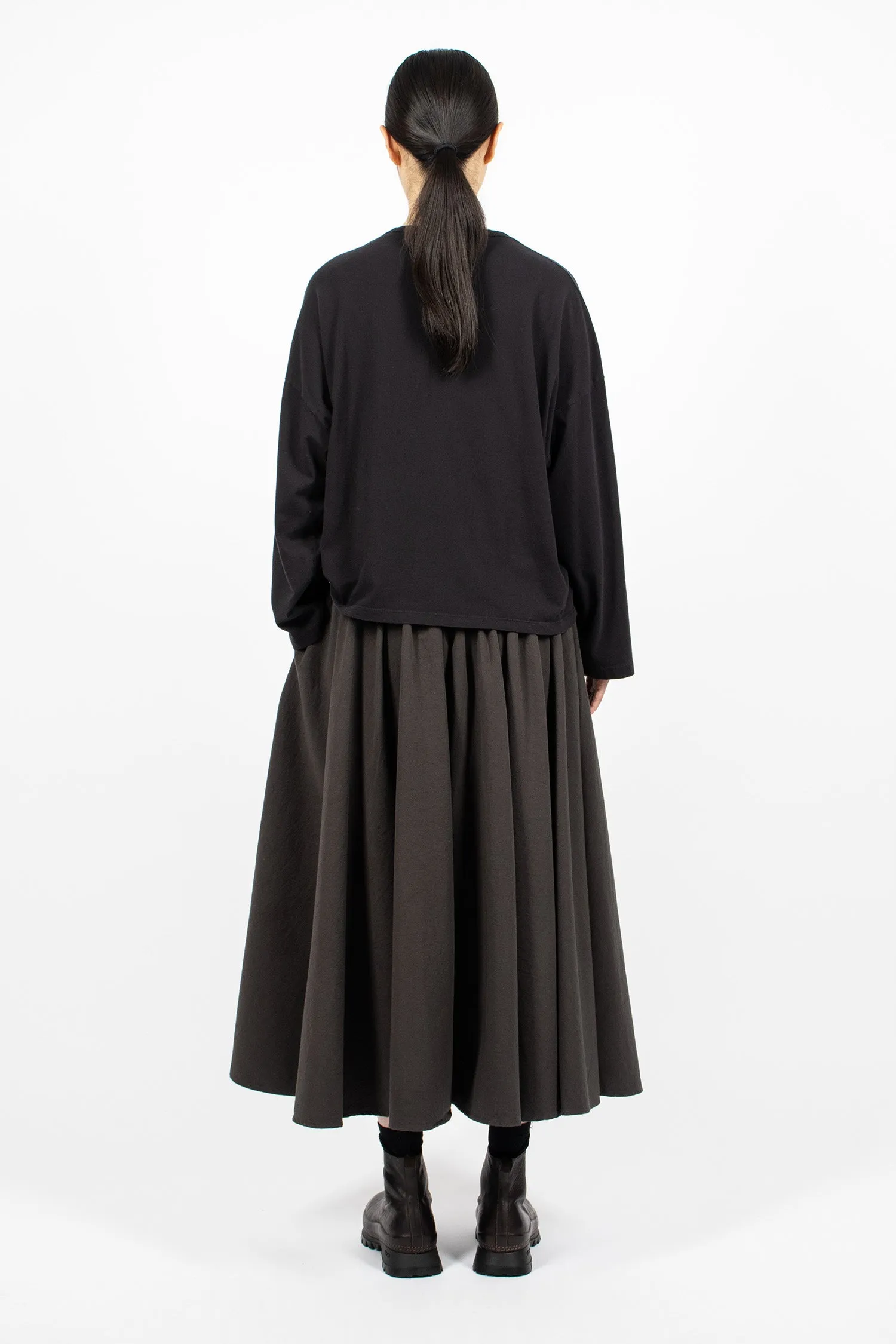 FBK04 Circular Skirt Dark Grey