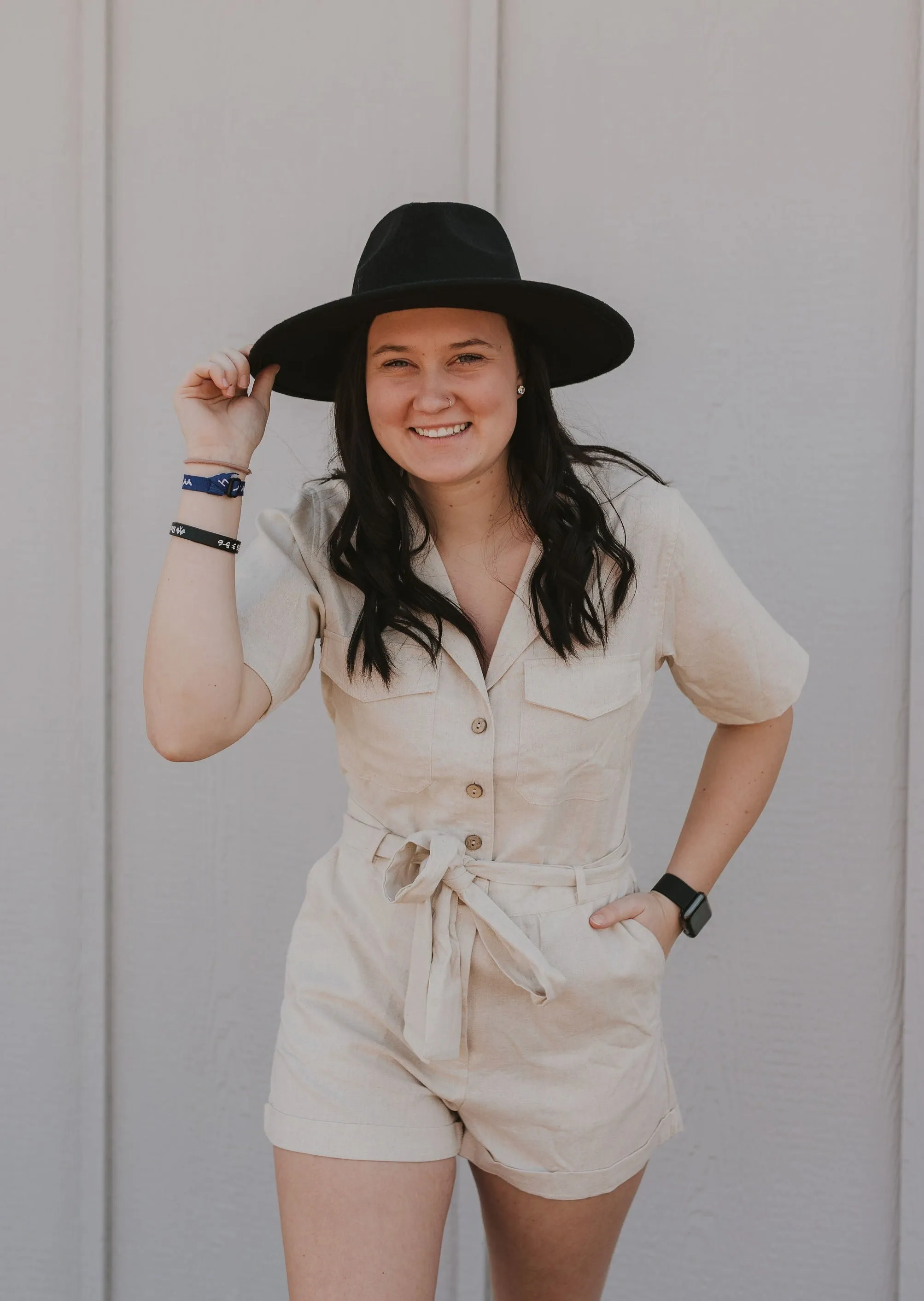 FIONA NATURAL ROMPER BY IVY & CO