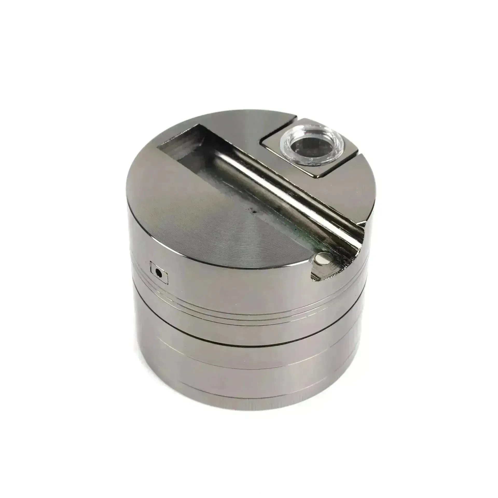 Five-Layer 75mm Zinc Alloy Herb Grinder for Smoking