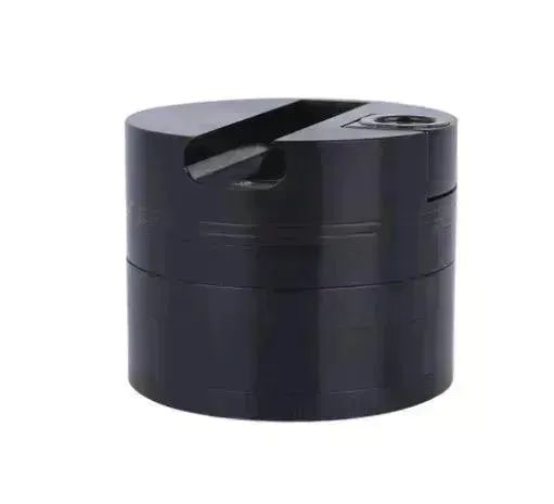 Five-Layer 75mm Zinc Alloy Herb Grinder for Smoking