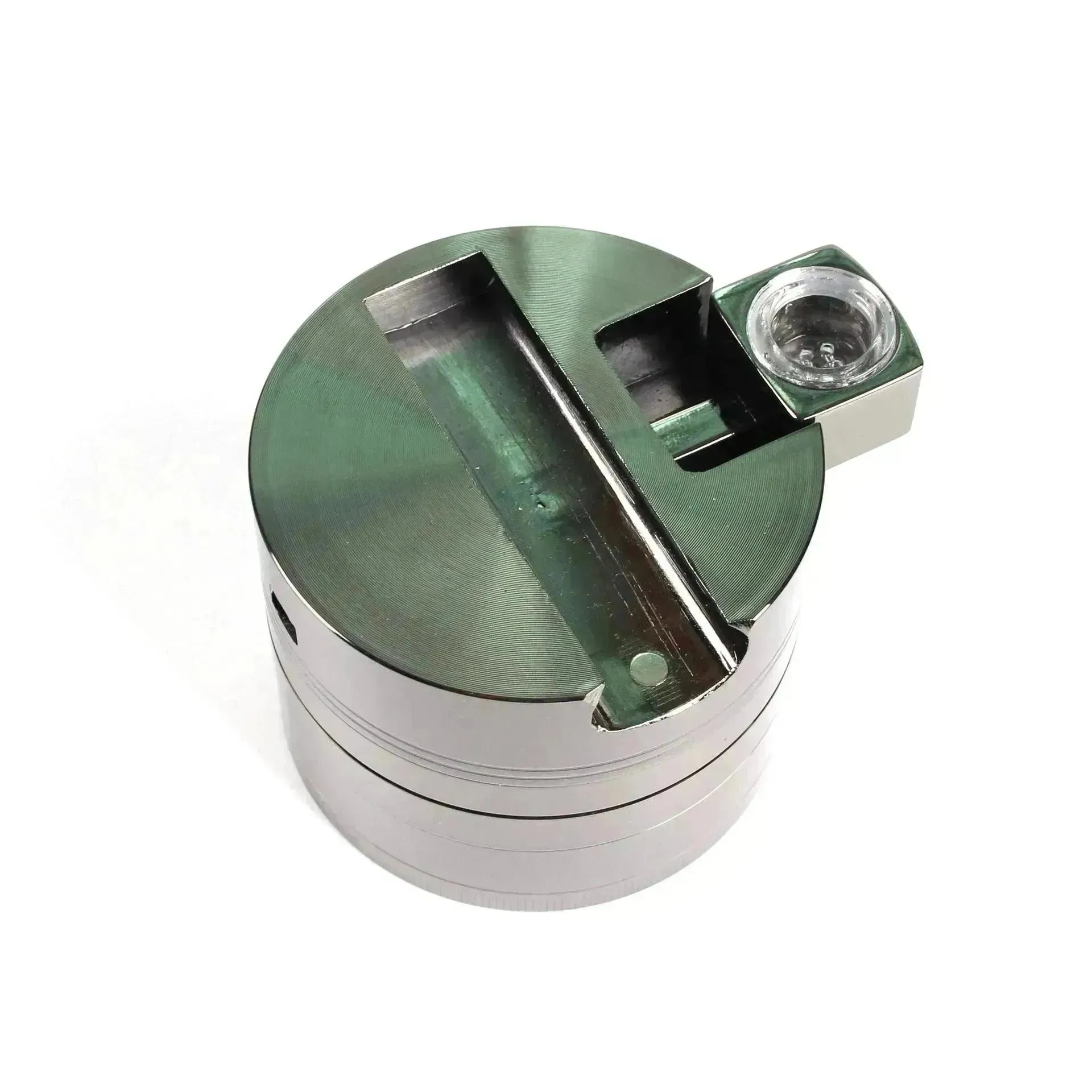 Five-Layer 75mm Zinc Alloy Herb Grinder for Smoking