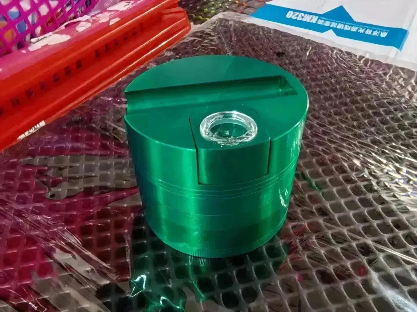 Five-Layer 75mm Zinc Alloy Herb Grinder for Smoking