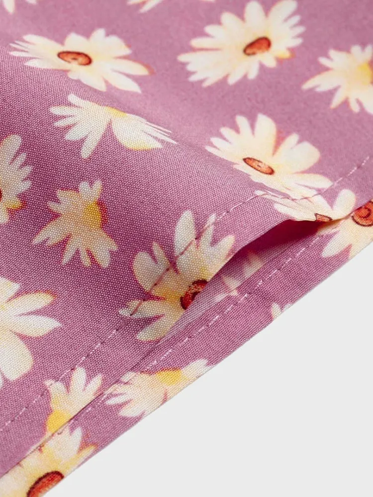 Floral Mini Summer Skirt for Women