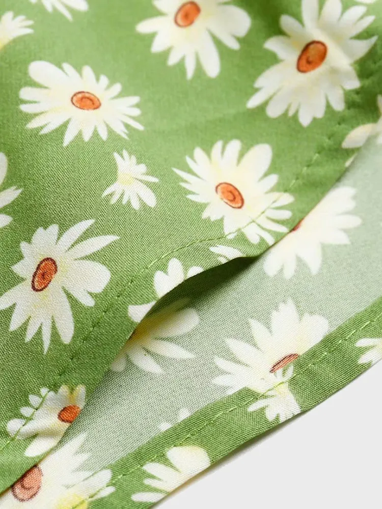 Floral Mini Summer Skirt for Women