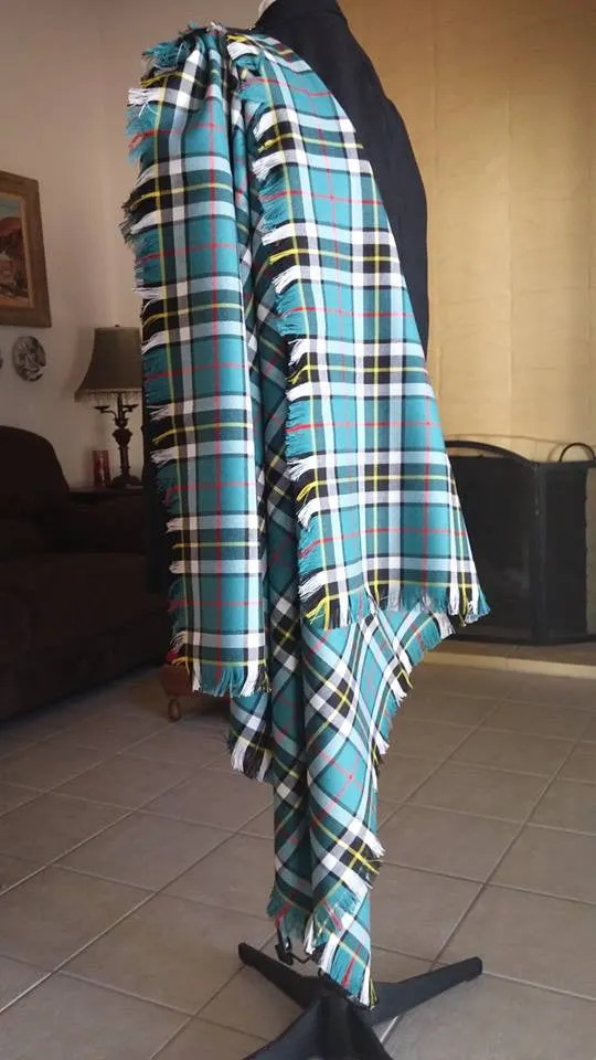 Fly Plaid with Plain Fringe