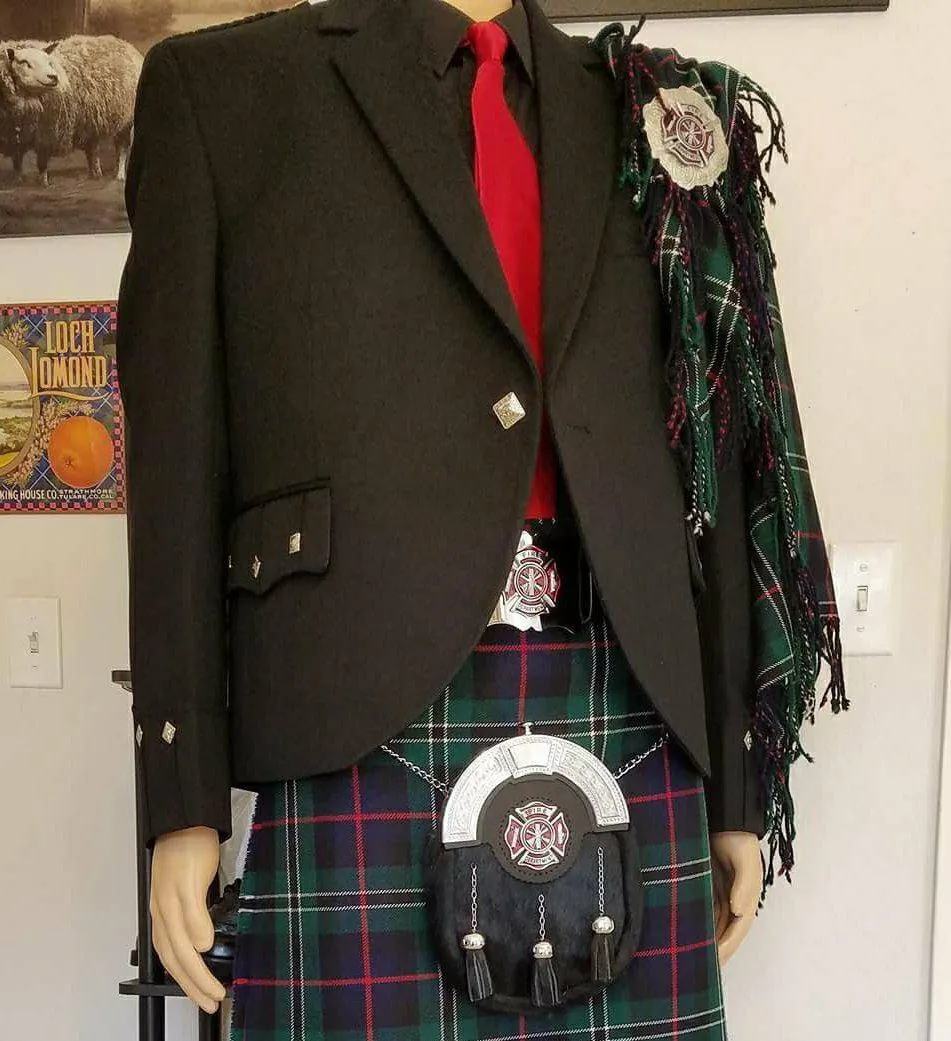Fly Plaid with Purled Fringe