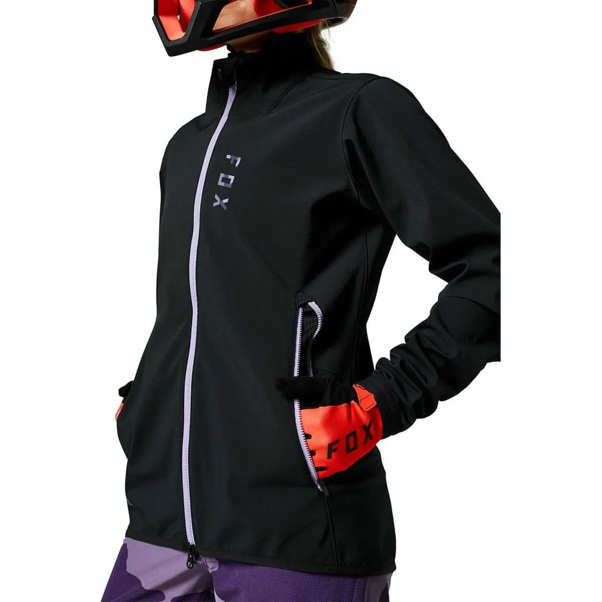 Fox Ranger Fire Womens Cycling Jacket - Black
