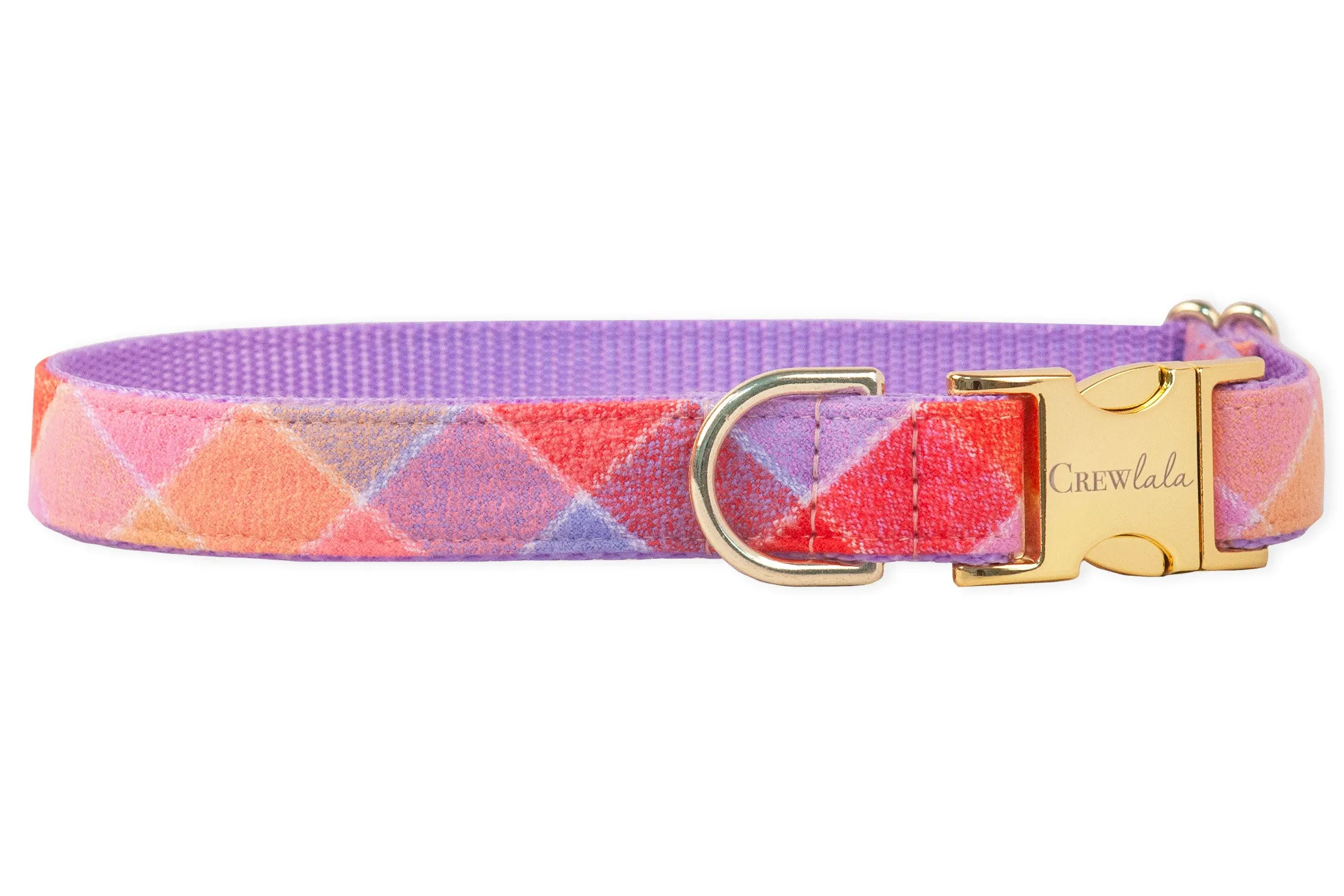 Fruit Punch Flannel Dog Collar
