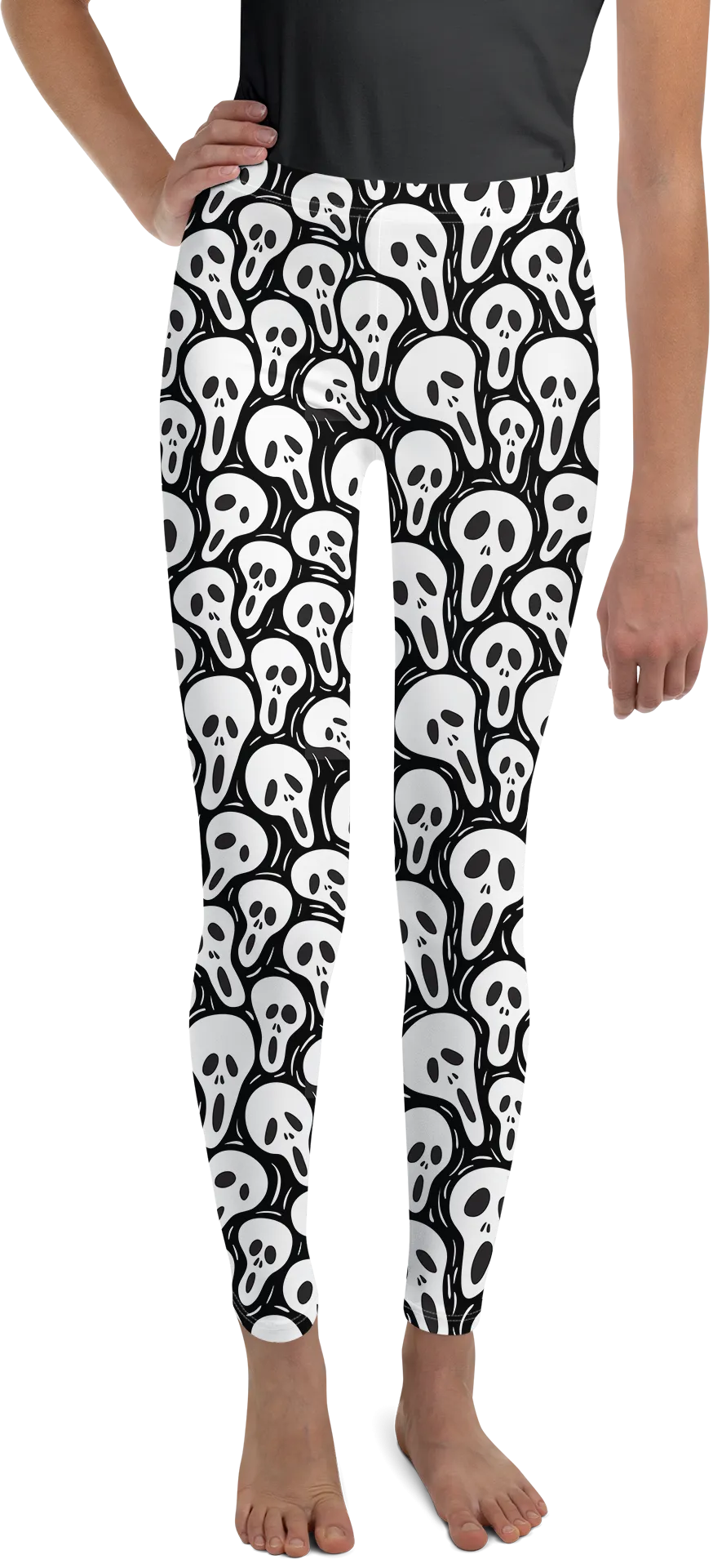 Ghost Face Youth Leggings