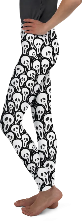 Ghost Face Youth Leggings