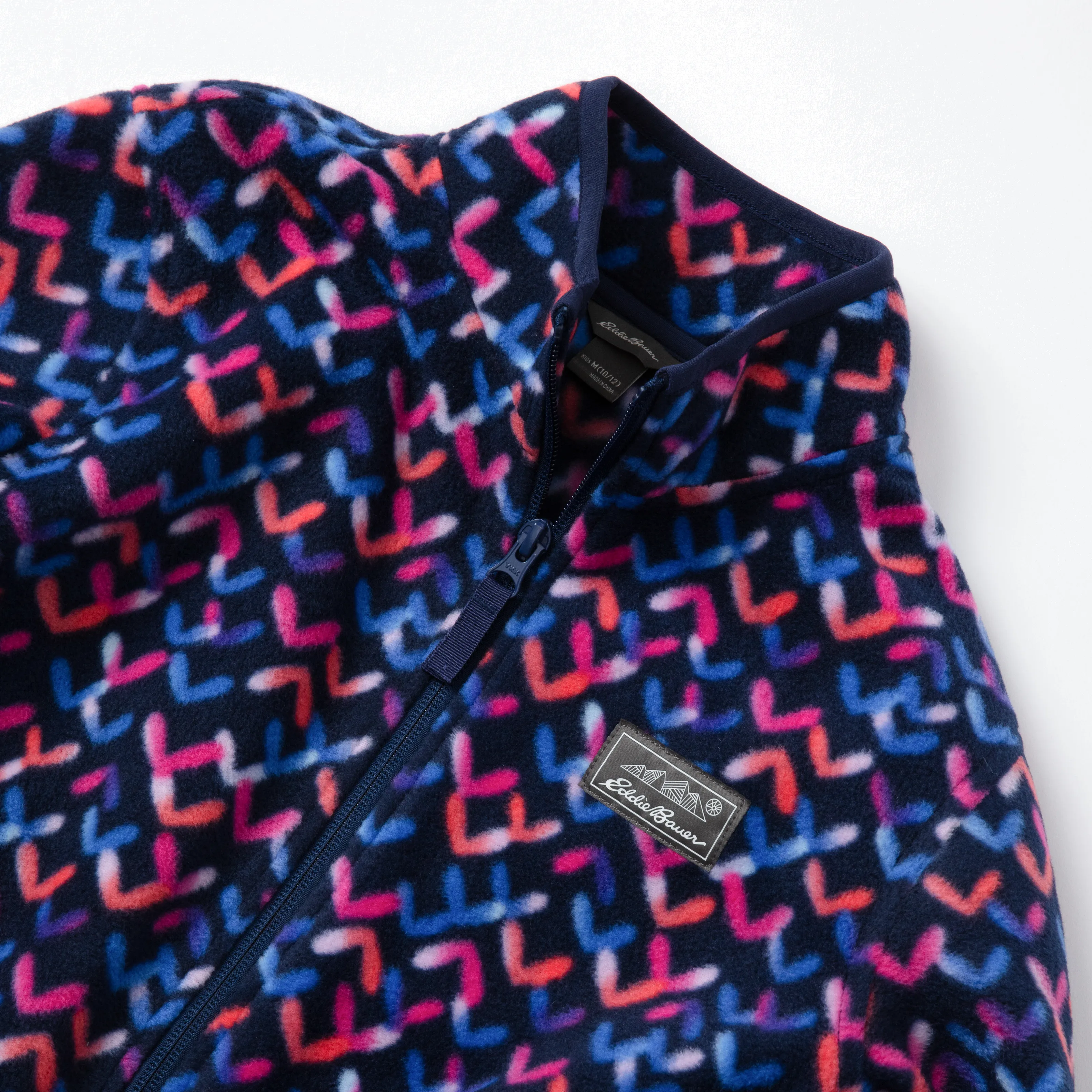 Girls Quest Fleece Full Zip Jacket - Print