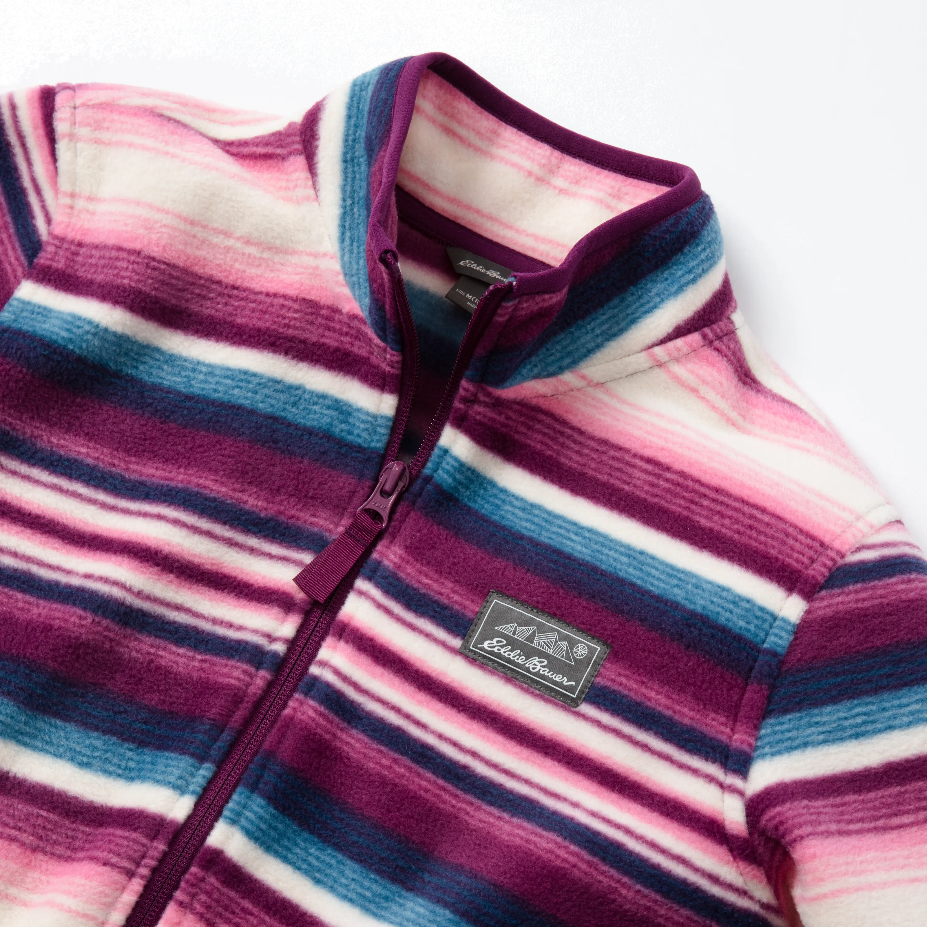 Girls Quest Fleece Full Zip Jacket - Print