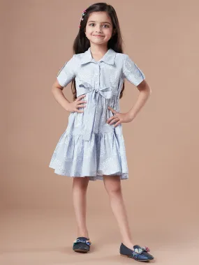 Girls Striped Shirt Dress - Ps Peaches