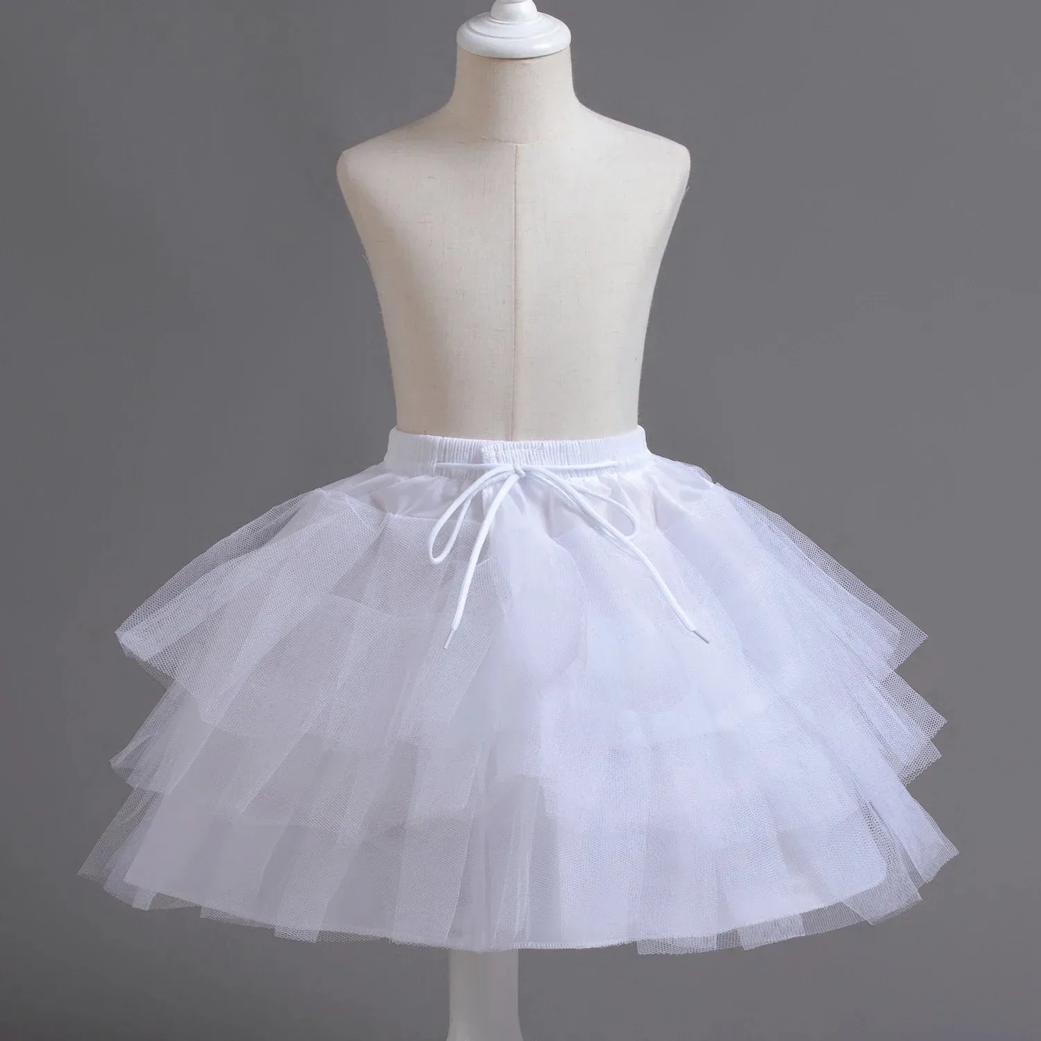 Girl's White Crinoline Underskirt