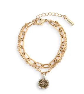Gold Layer Prayer Bracelet