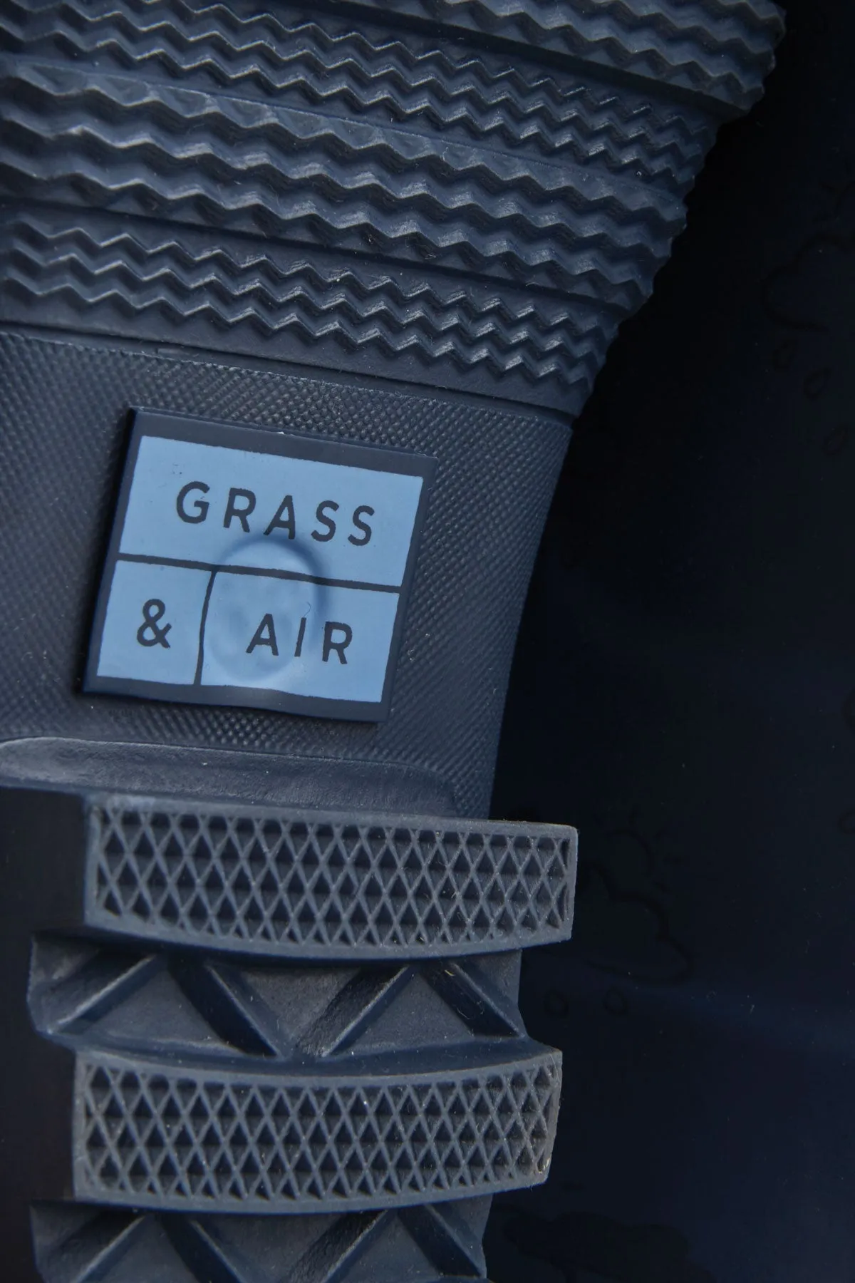GRASS & AIR - Wellies - Navy and Turquoise