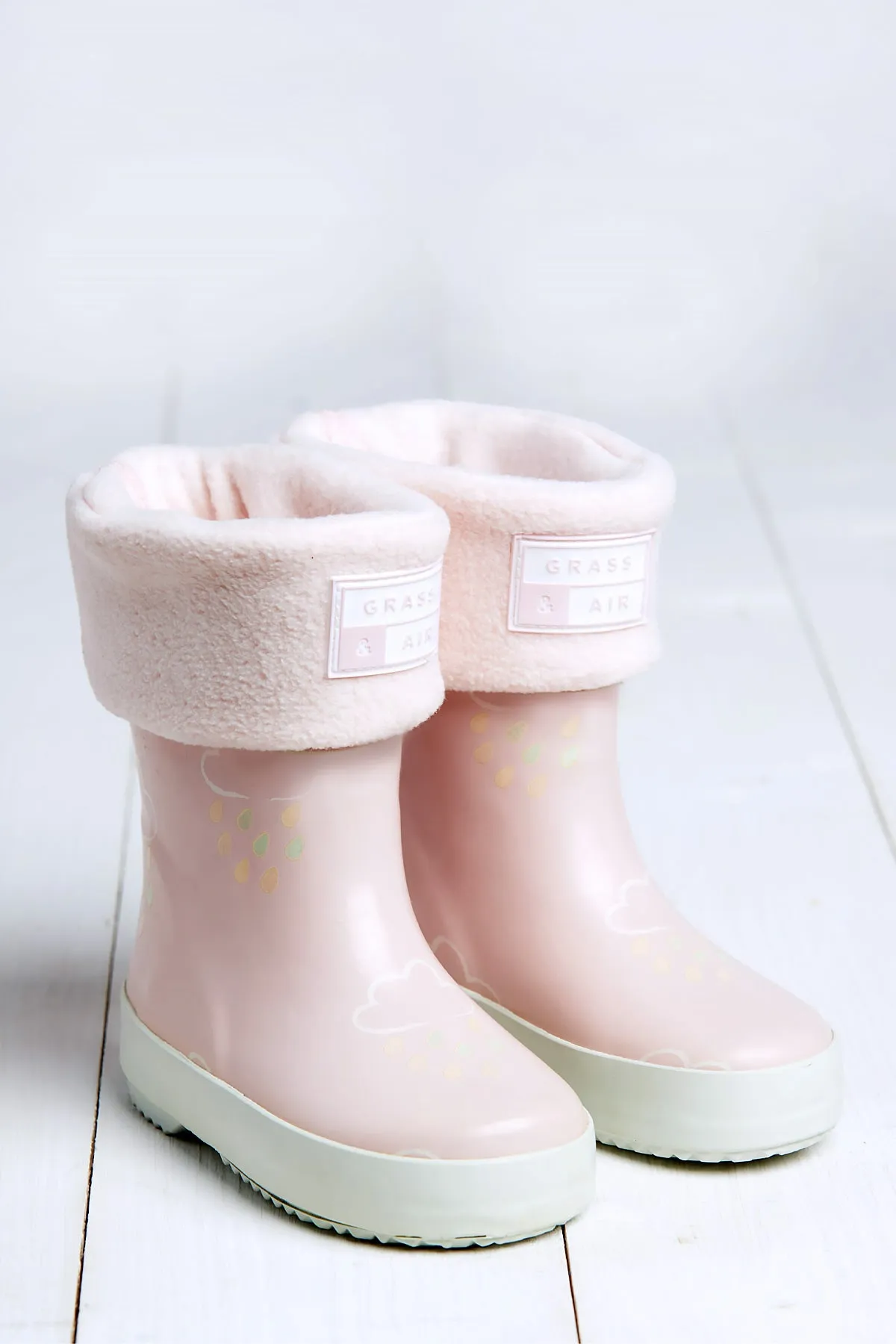 GRASS & AIR - Welly Socks - Pink