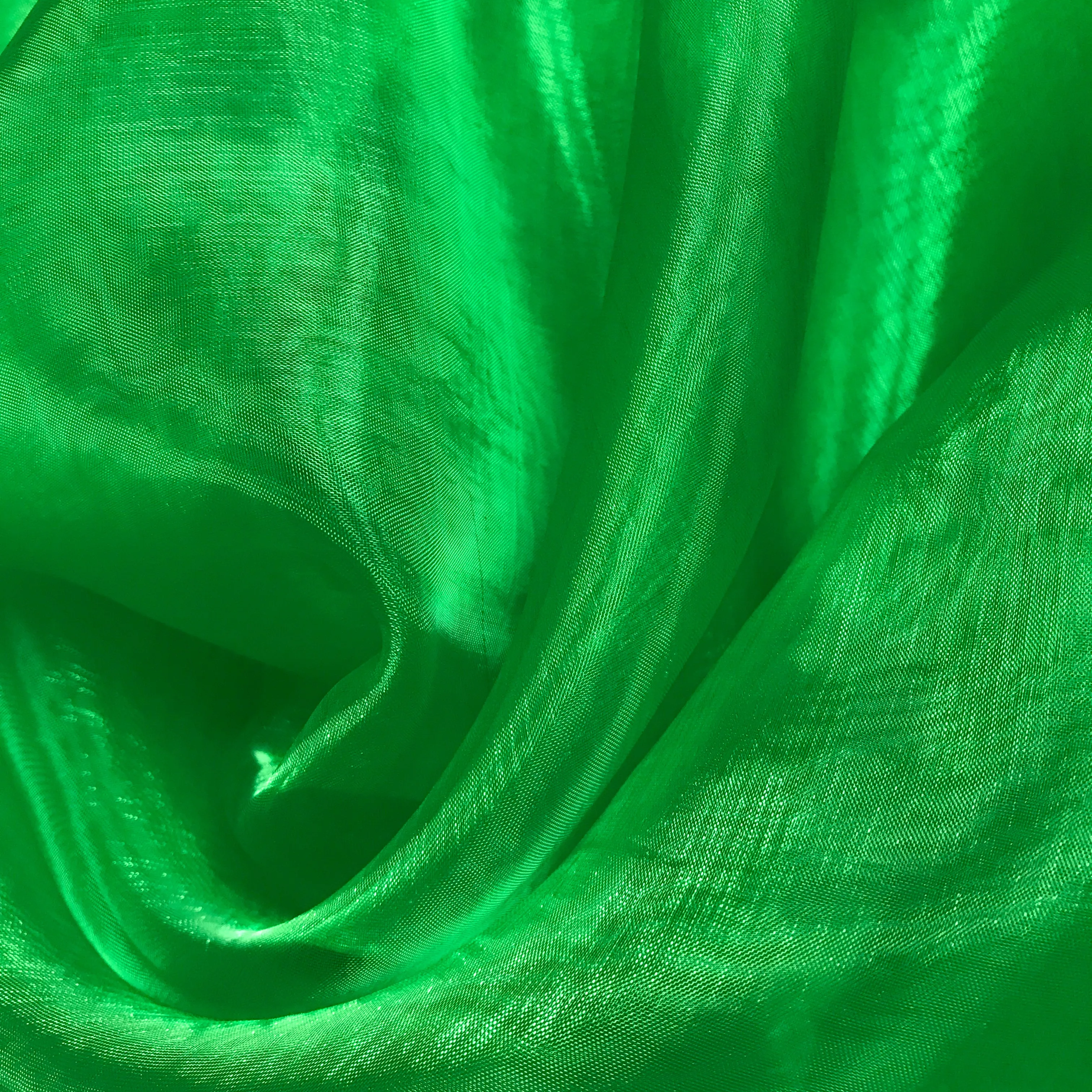Green Sheer Worship Flags