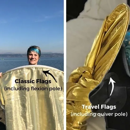 Green Sheer Worship Flags