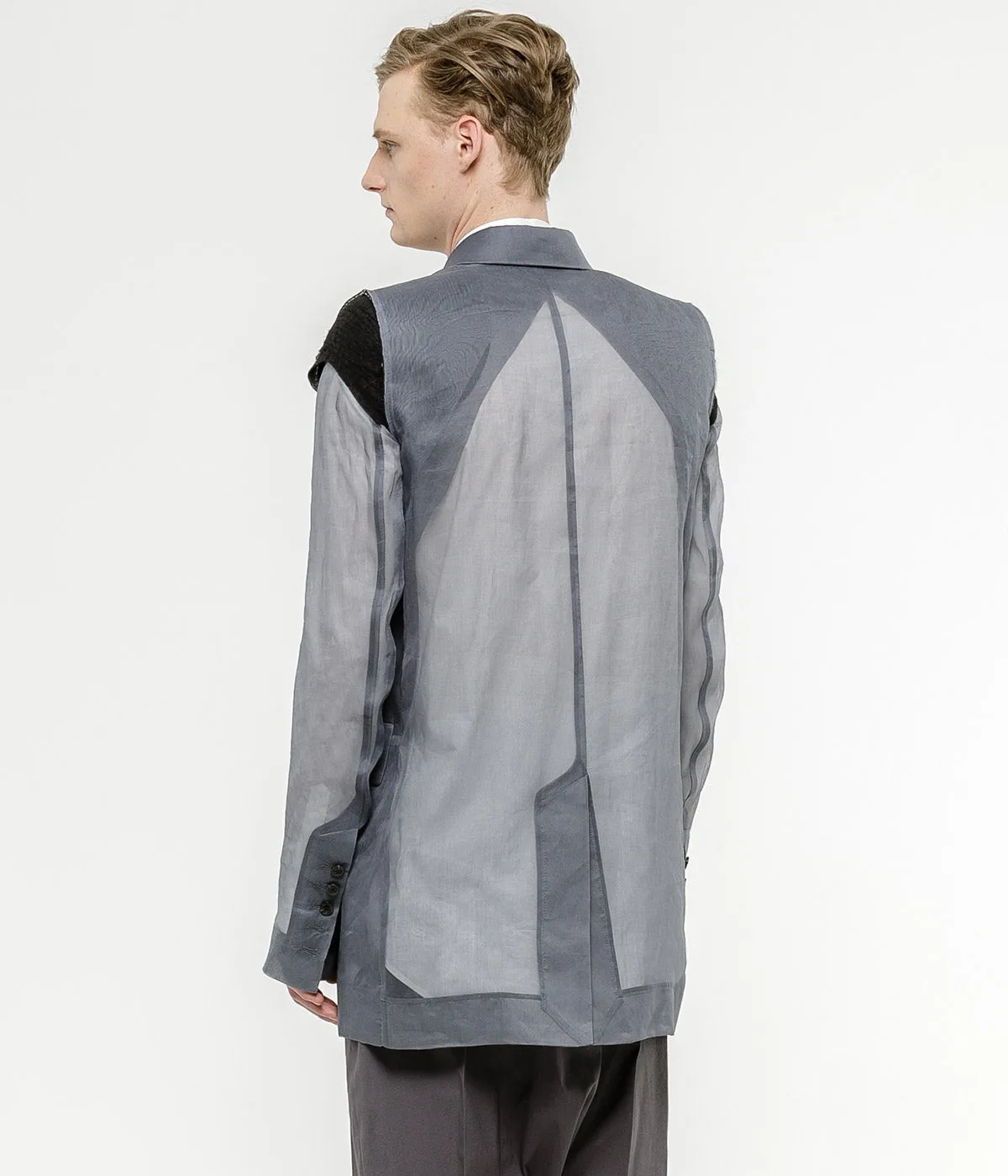 Grey Double Breast Berger JMF Jacket