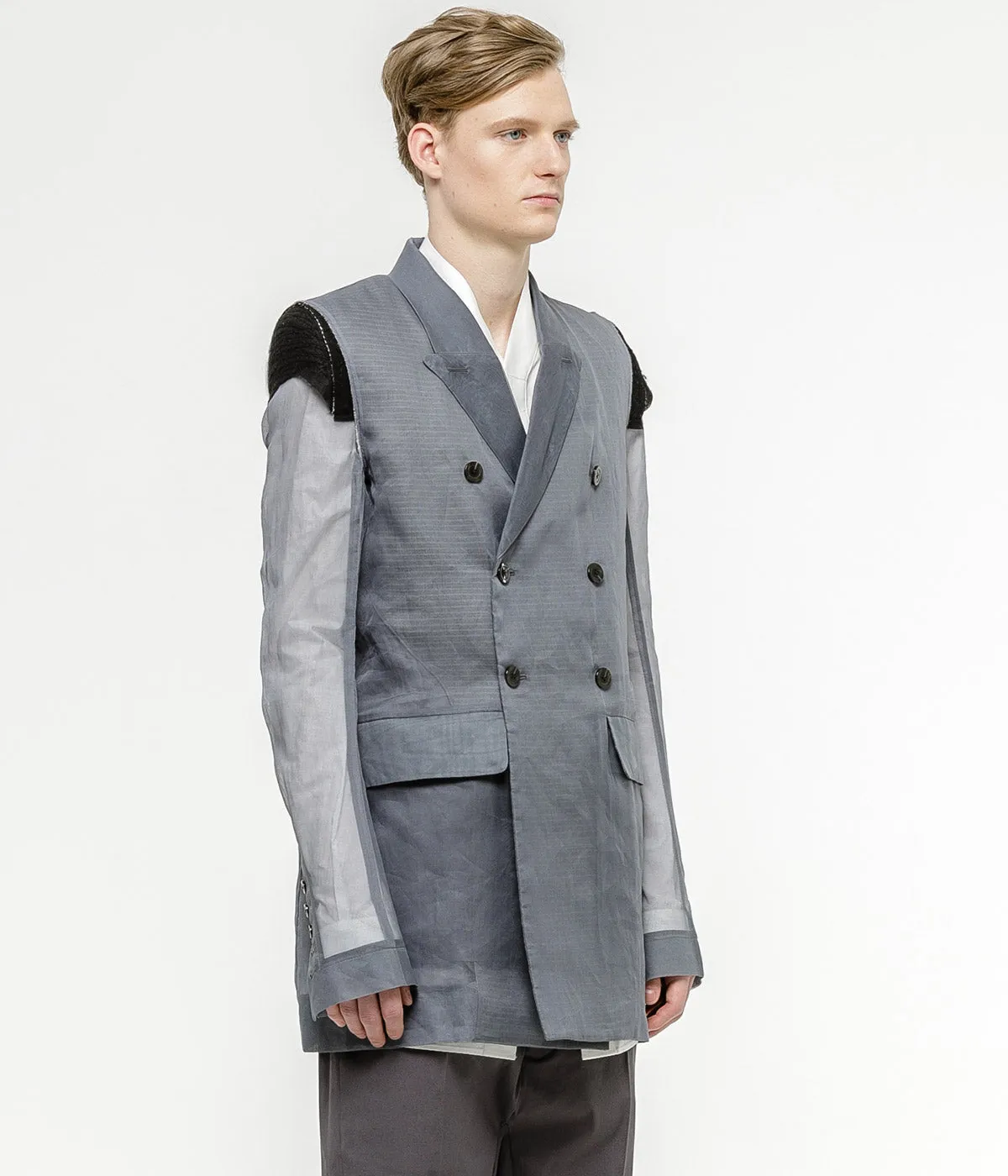 Grey Double Breast Berger JMF Jacket