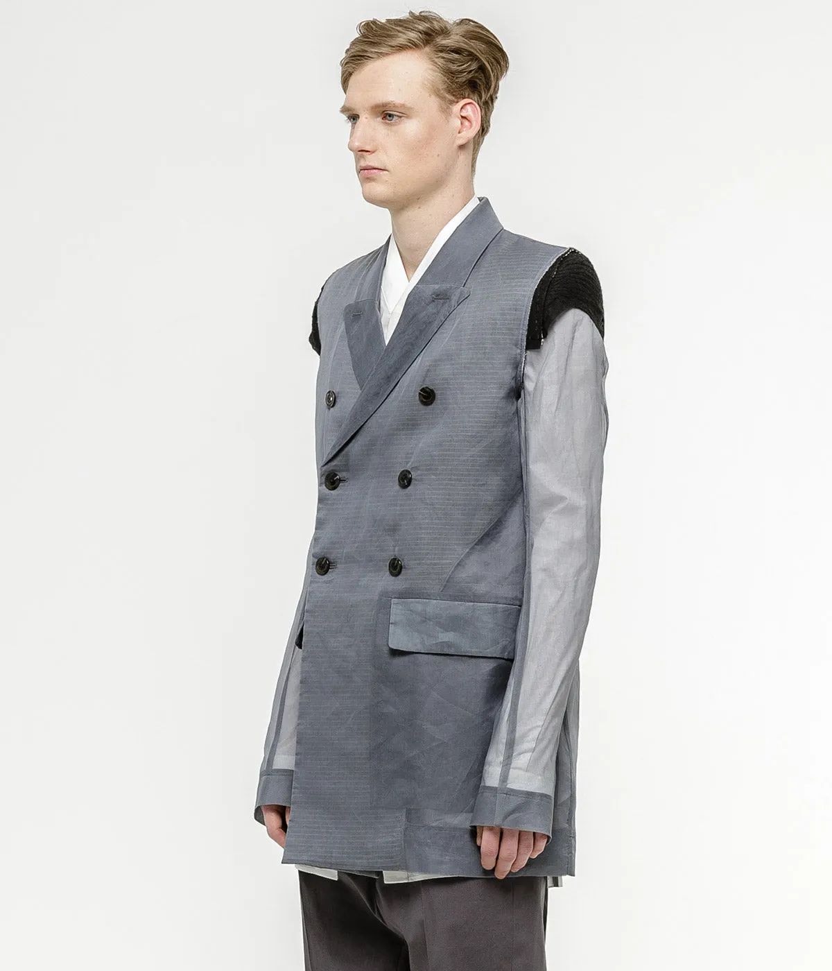 Grey Double Breast Berger JMF Jacket