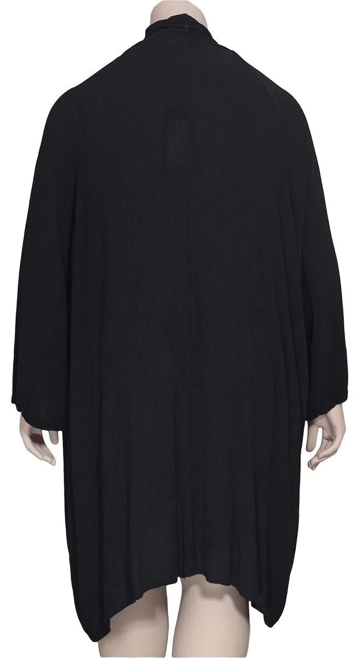Grizas Oversized Ribbed Silk Cardigan / Jacket