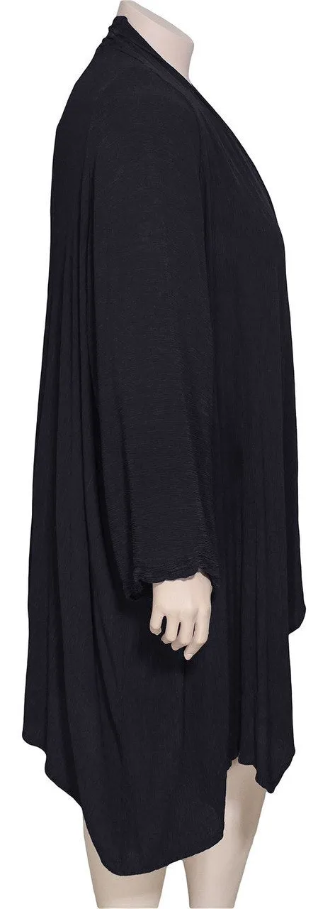 Grizas Oversized Ribbed Silk Cardigan / Jacket