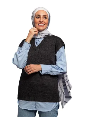 Gunmetal Cut Pullover