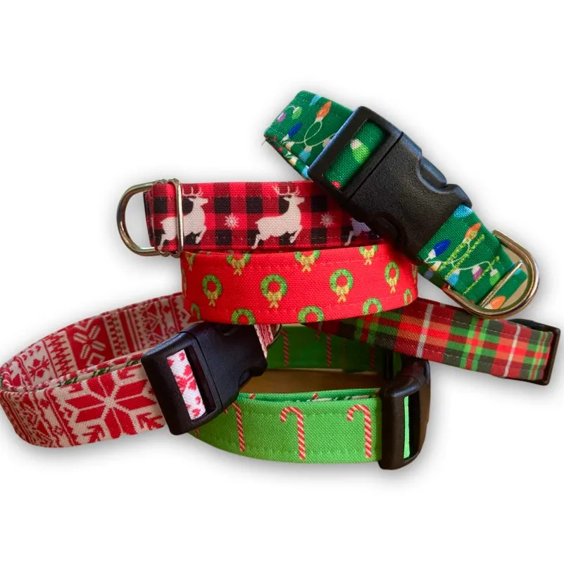 Happy Reindeer Christmas Collar