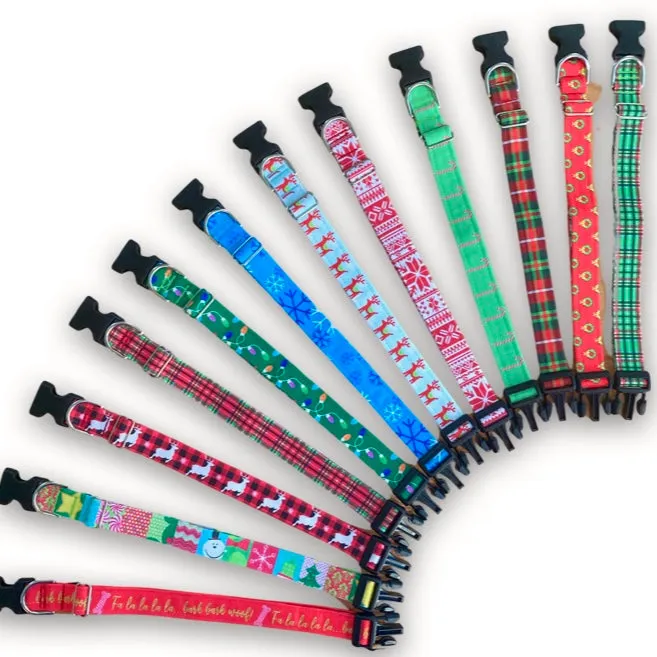 Happy Reindeer Christmas Collar
