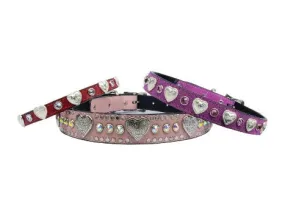 Heart & Crystal Collar