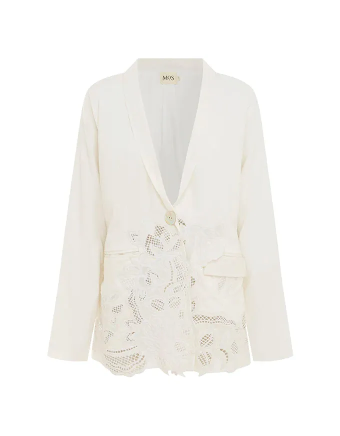 Helia Blazer Ivory