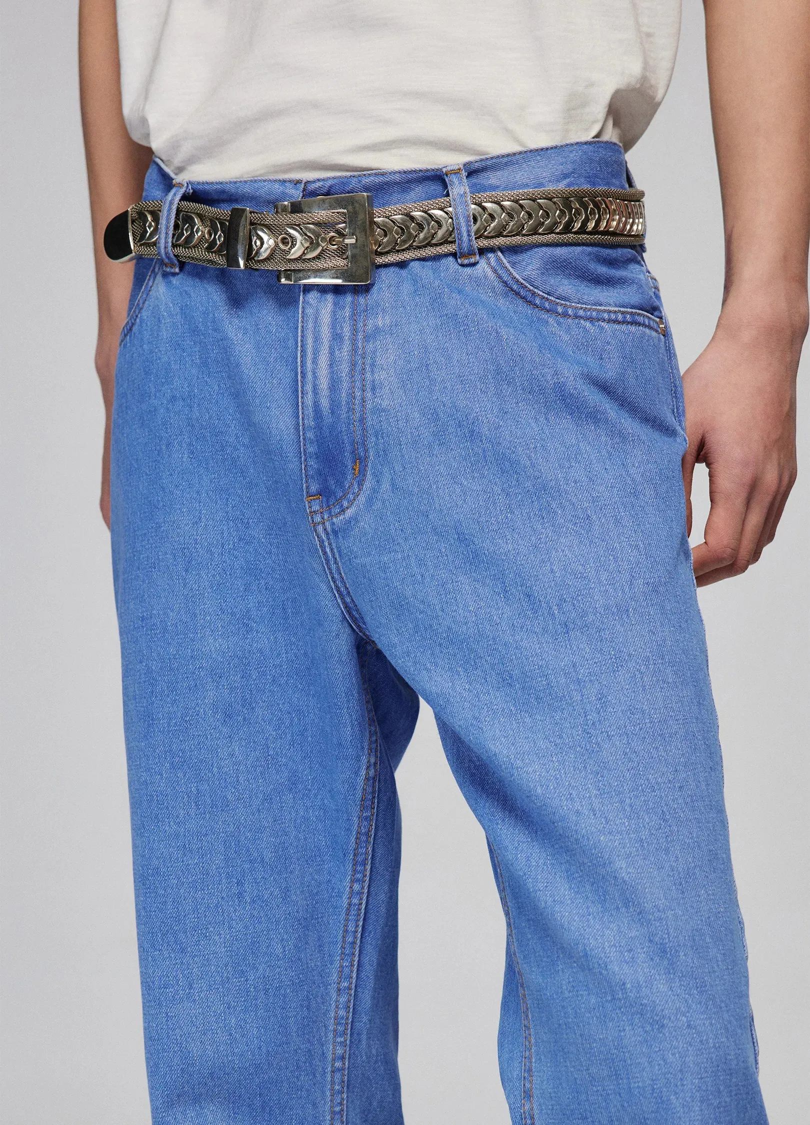 High-Rise Flared Denim Jeans