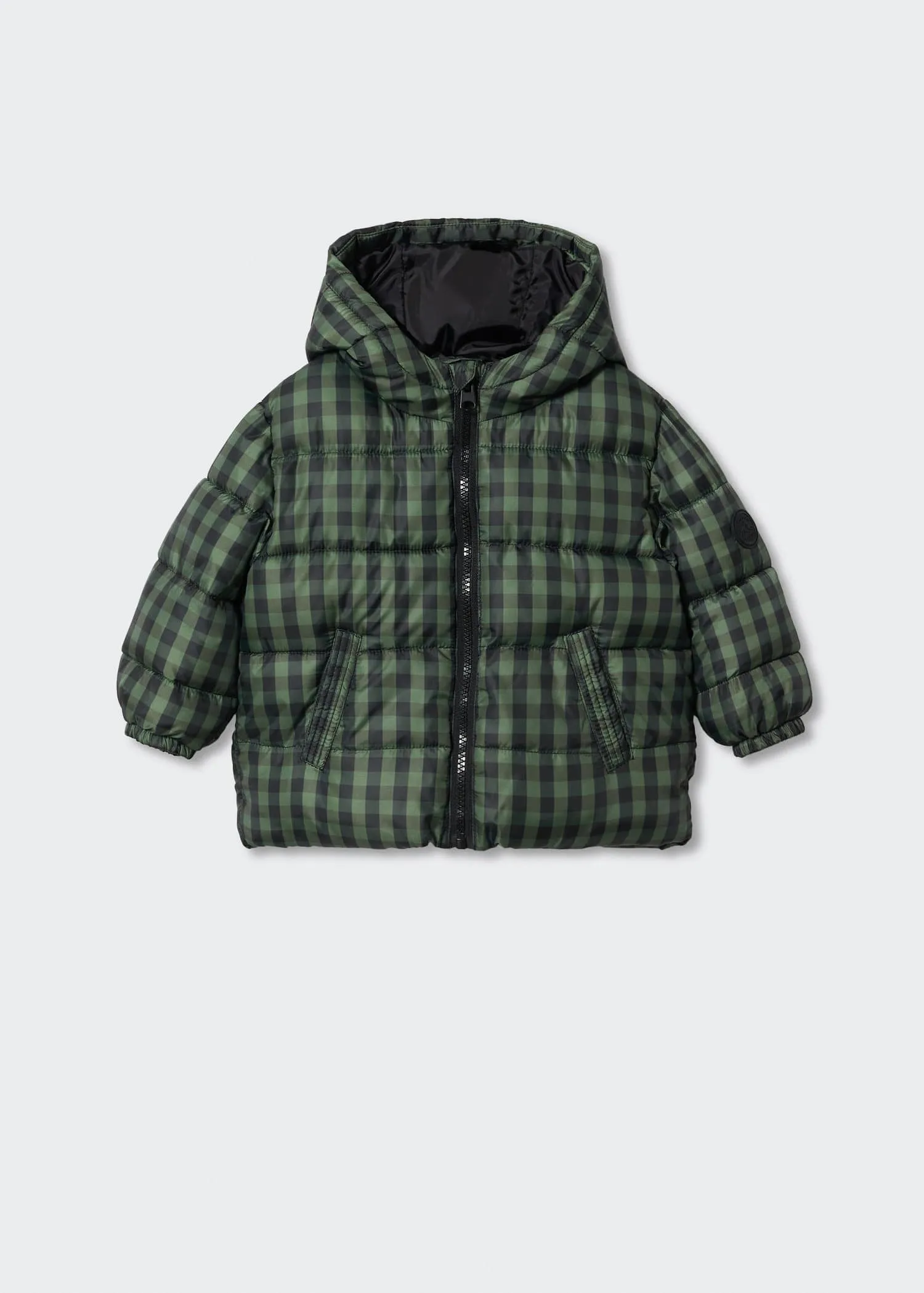 Hood quilted coat