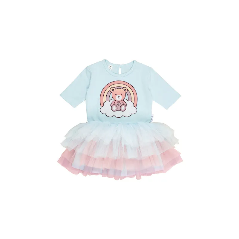 Huxbaby Cloud Bear Layered Ballet Dress
