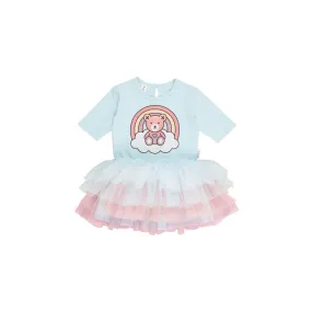 Huxbaby Cloud Bear Layered Ballet Dress