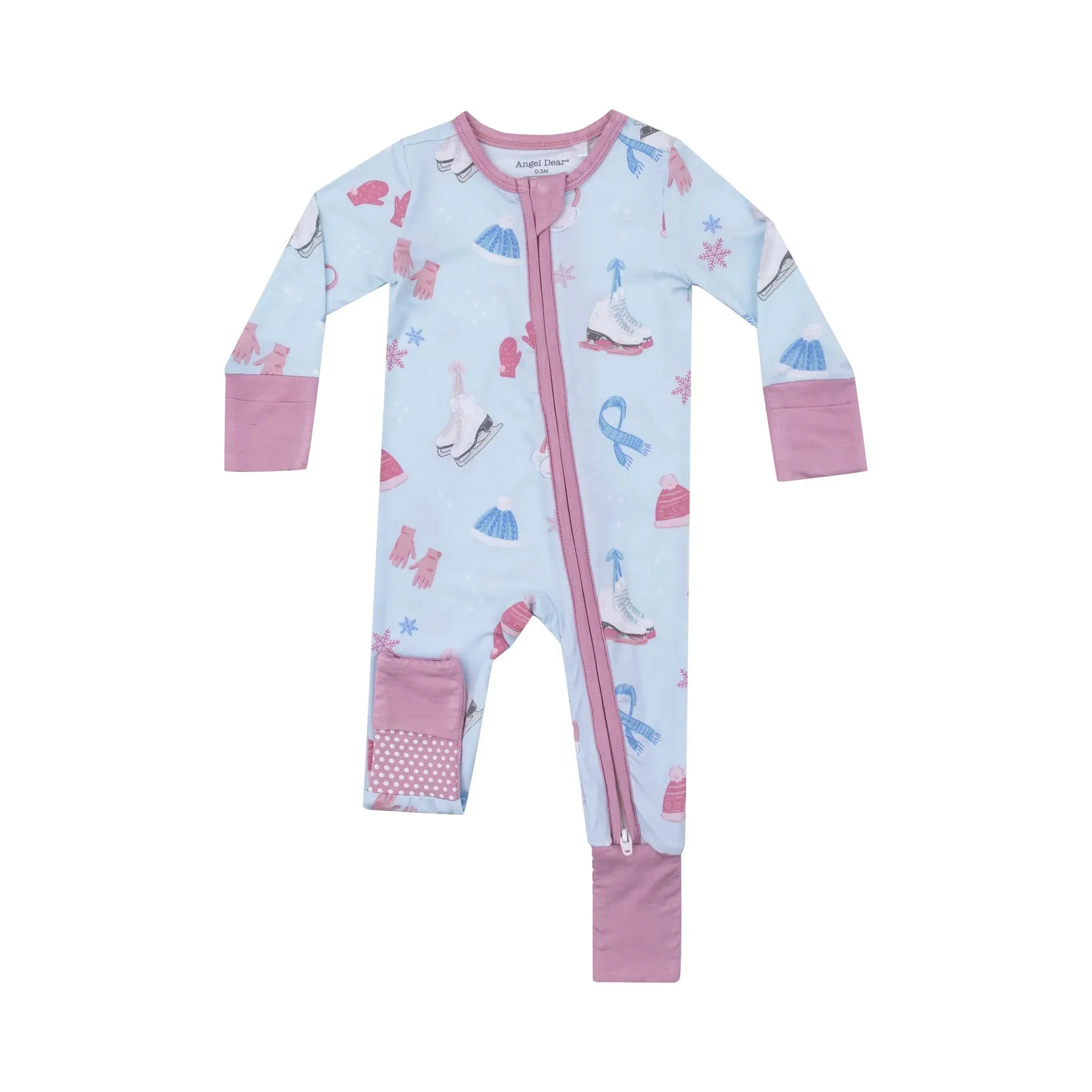Ice Skating- 2 Way Zipper Romper