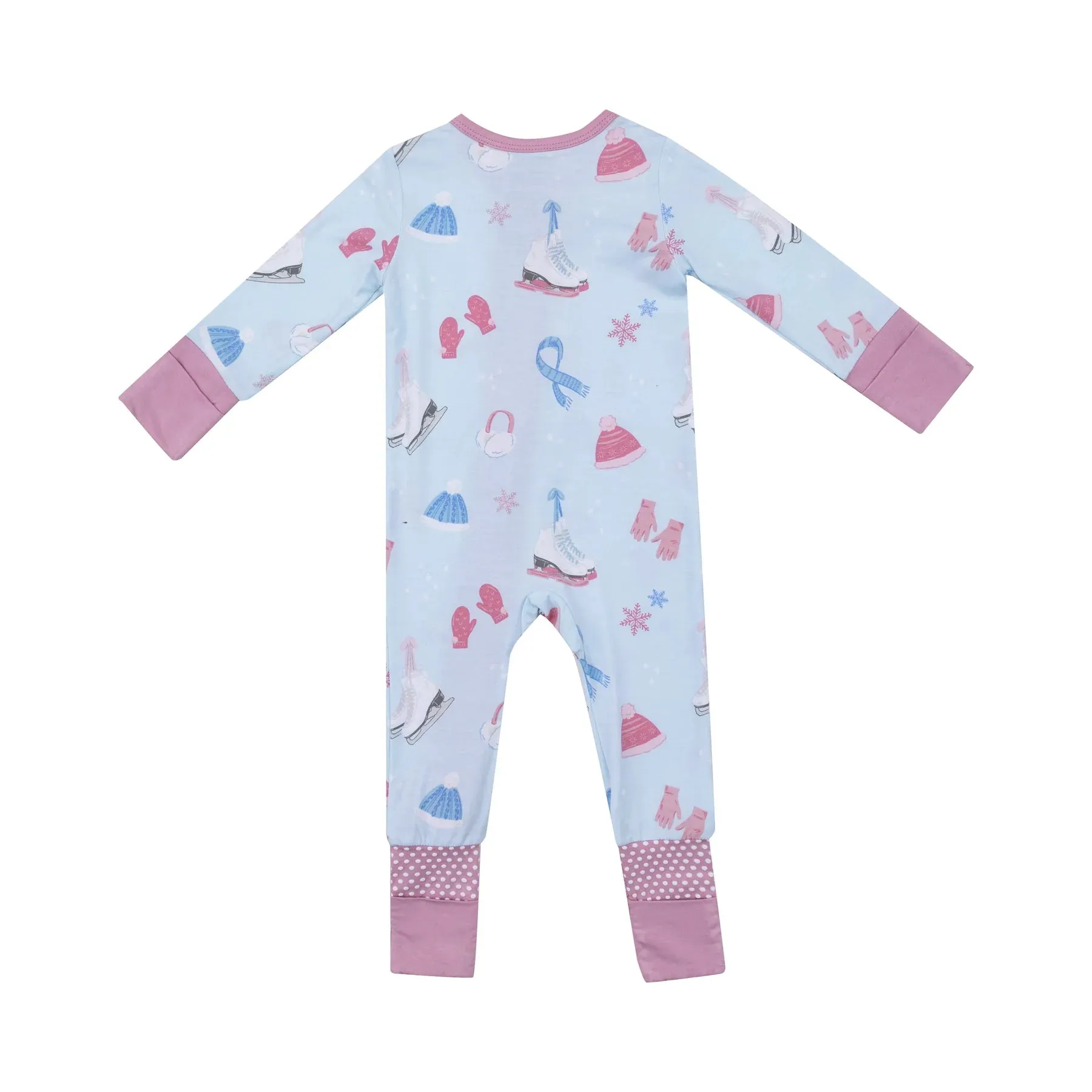Ice Skating- 2 Way Zipper Romper