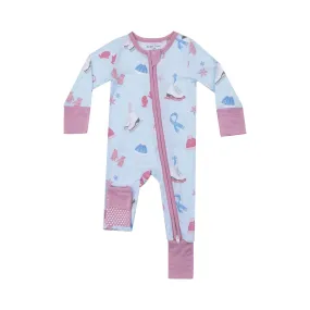 Ice Skating- 2 Way Zipper Romper
