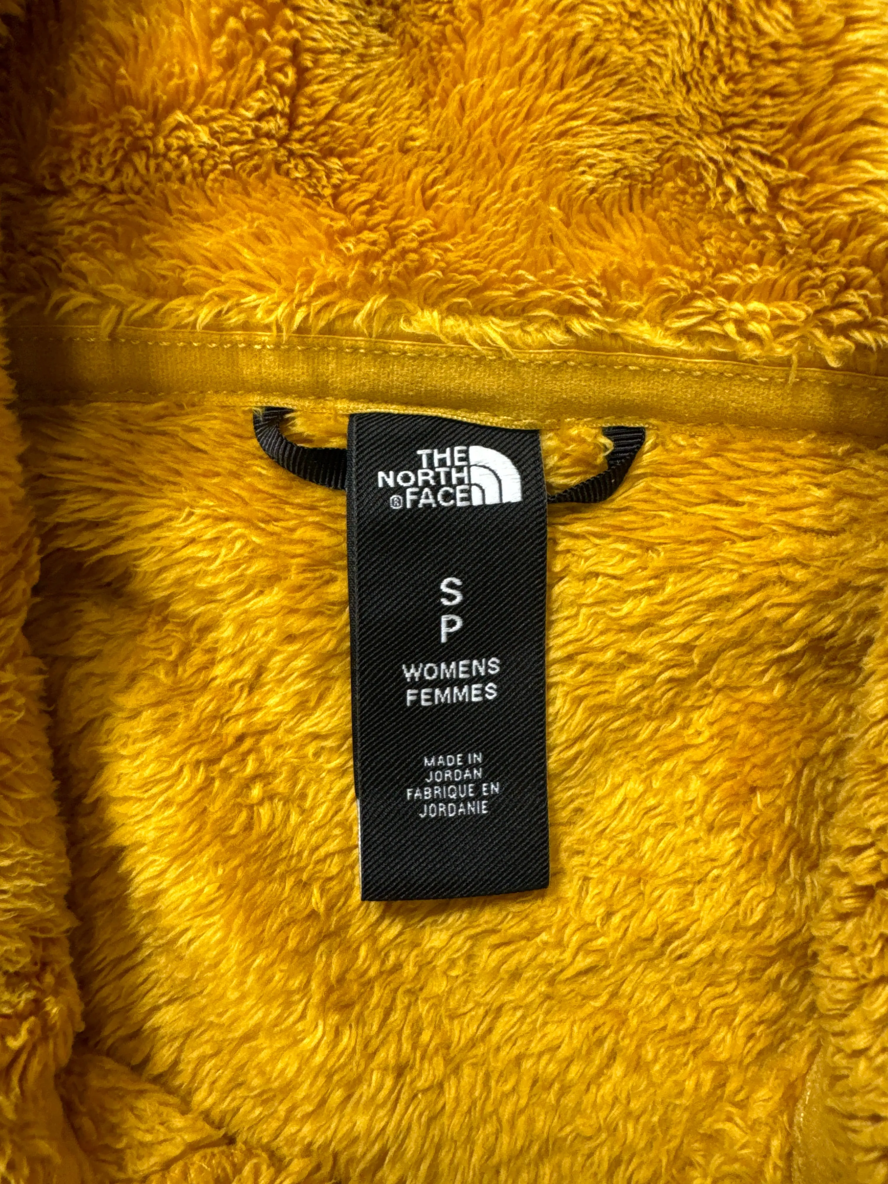 Jacket Fleece By The North Face In Yellow, Size: S